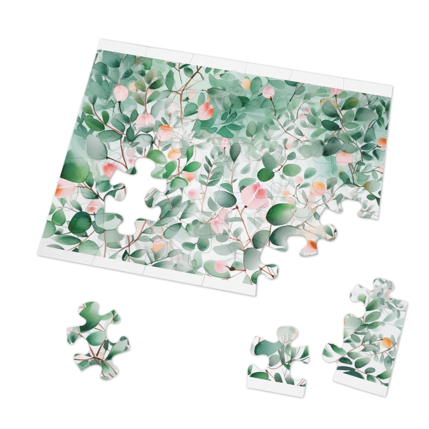 Jigsaw Puzzle, Eucalyptus Leaves, Personalised/Non-Personalised (30, 110, 252, 500,1000-Piece)