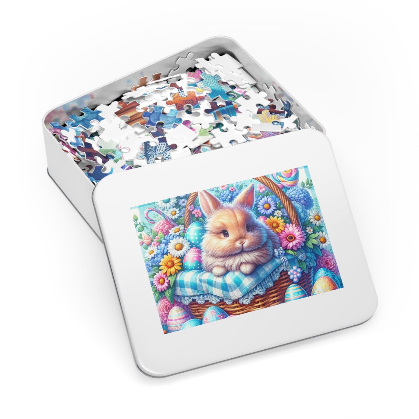 Puzzle, Easter, Rabbit, Personalised/Non-Personalised (30, 110, 252, 500,1000-Piece) awd-622