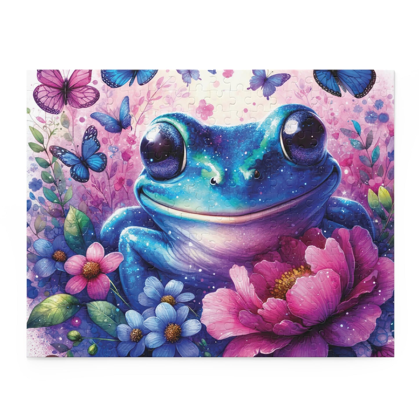 Personalised/Non-Personalised Puzzle, Frog (120, 252, 500-Piece)