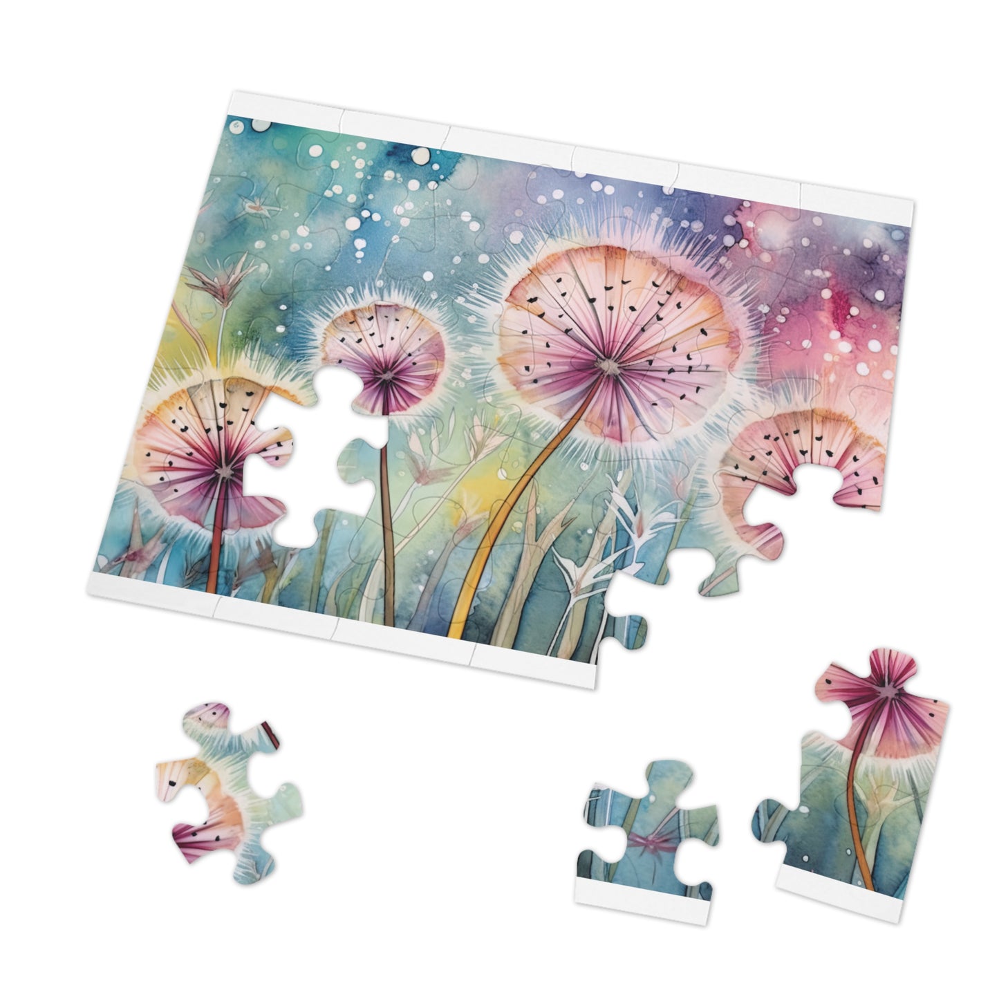 Jigsaw Puzzle, Floral, Personalised/Non-Personalised (30, 110, 252, 500,1000-Piece)