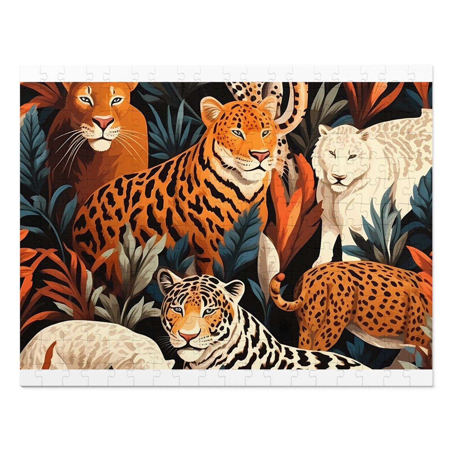 Jigsaw Puzzle, Leopard, Personalised/Non-Personalised (30, 110, 252, 500,1000-Piece)