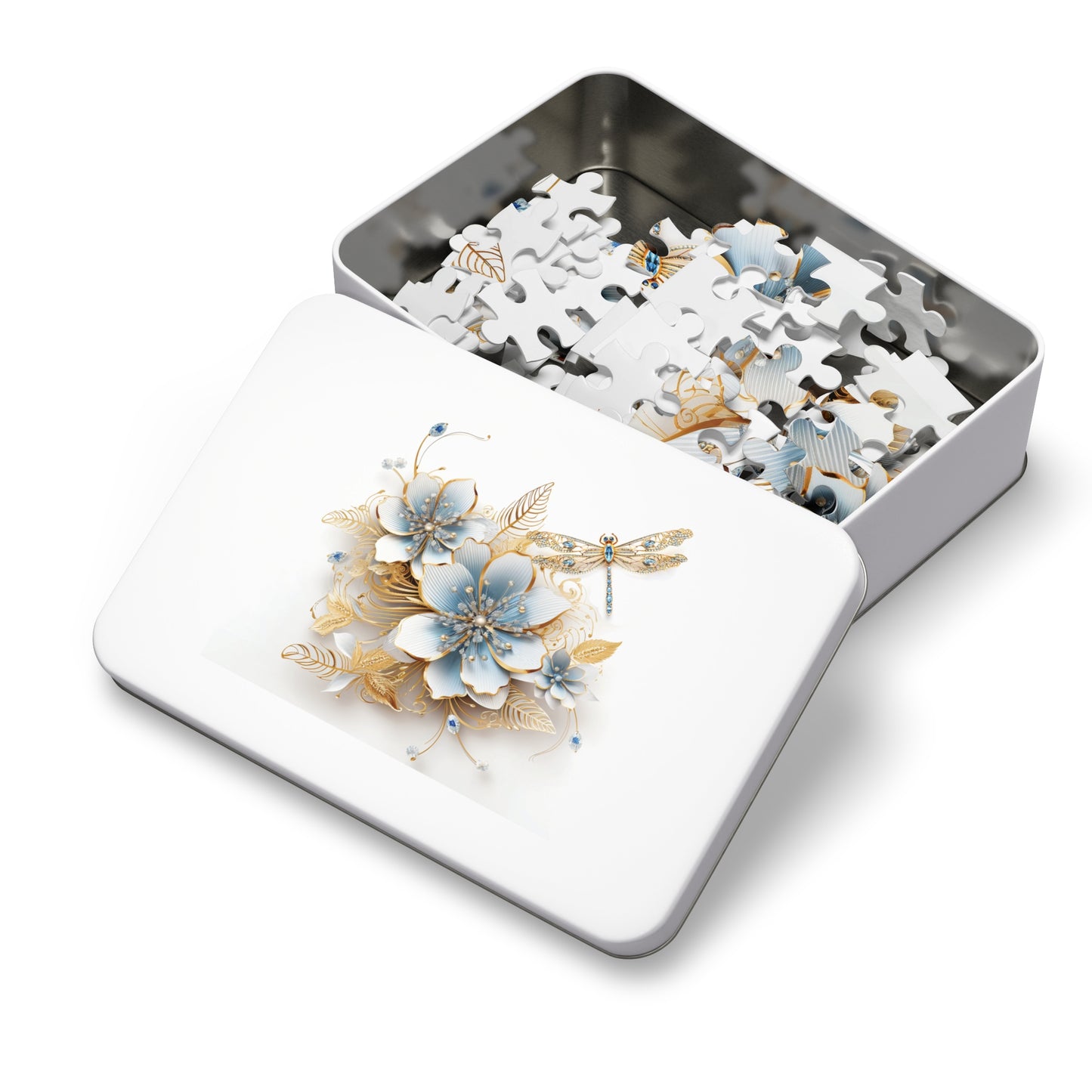 Jigsaw Puzzle, Floral, Personalised/Non-Personalised (30, 110, 252, 500,1000-Piece)