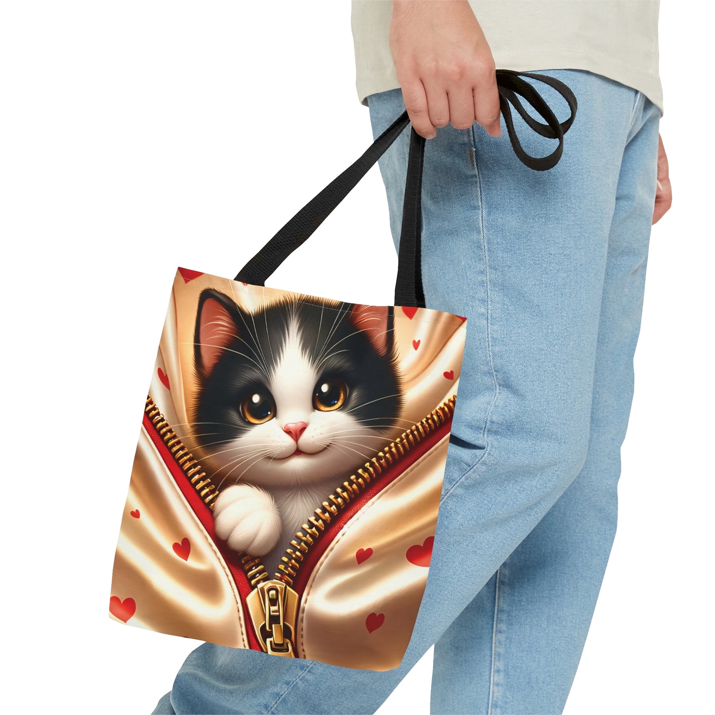 Tote Bag, Cat, Personalised/Non-Personalised Tote bag