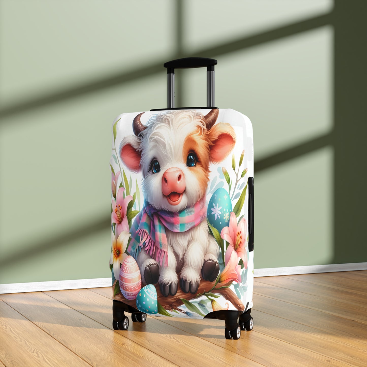 Luggage Cover, Cow, awd-1629