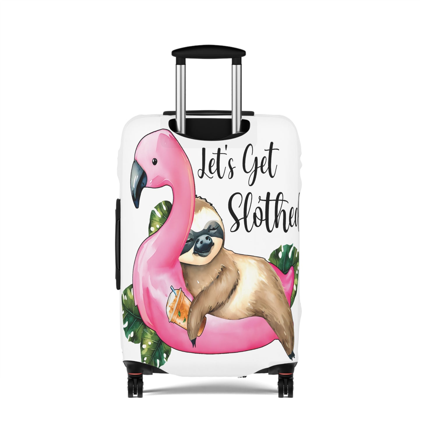 Luggage Cover, Sloth, Let's get slothed, awd-1057