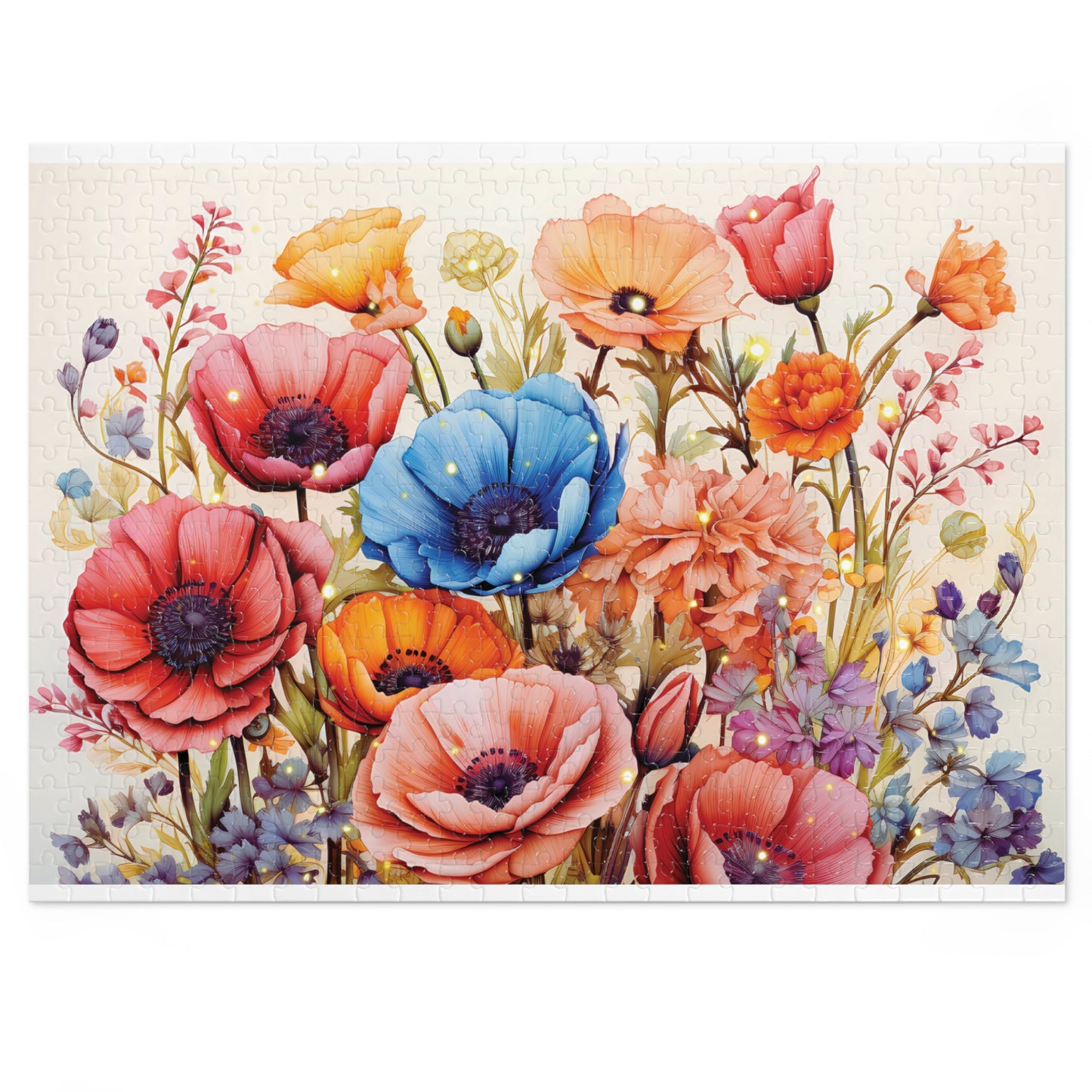 Jigsaw Puzzle, Floral, Personalised/Non-Personalised (30, 110, 252, 500,1000-Piece)