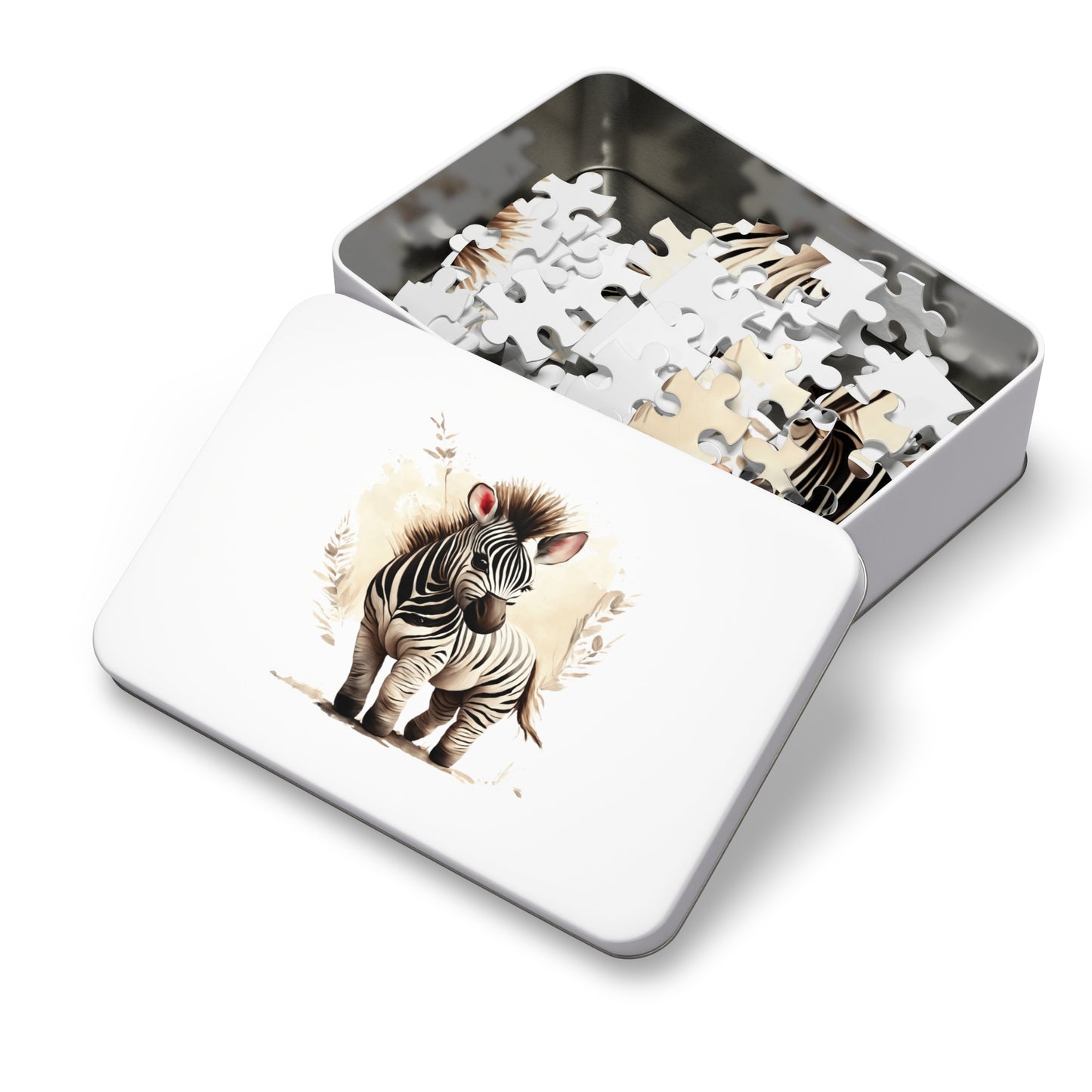 Jigsaw Puzzle, Zebra, Personalised/Non-Personalised (30, 110, 252, 500,1000-Piece)