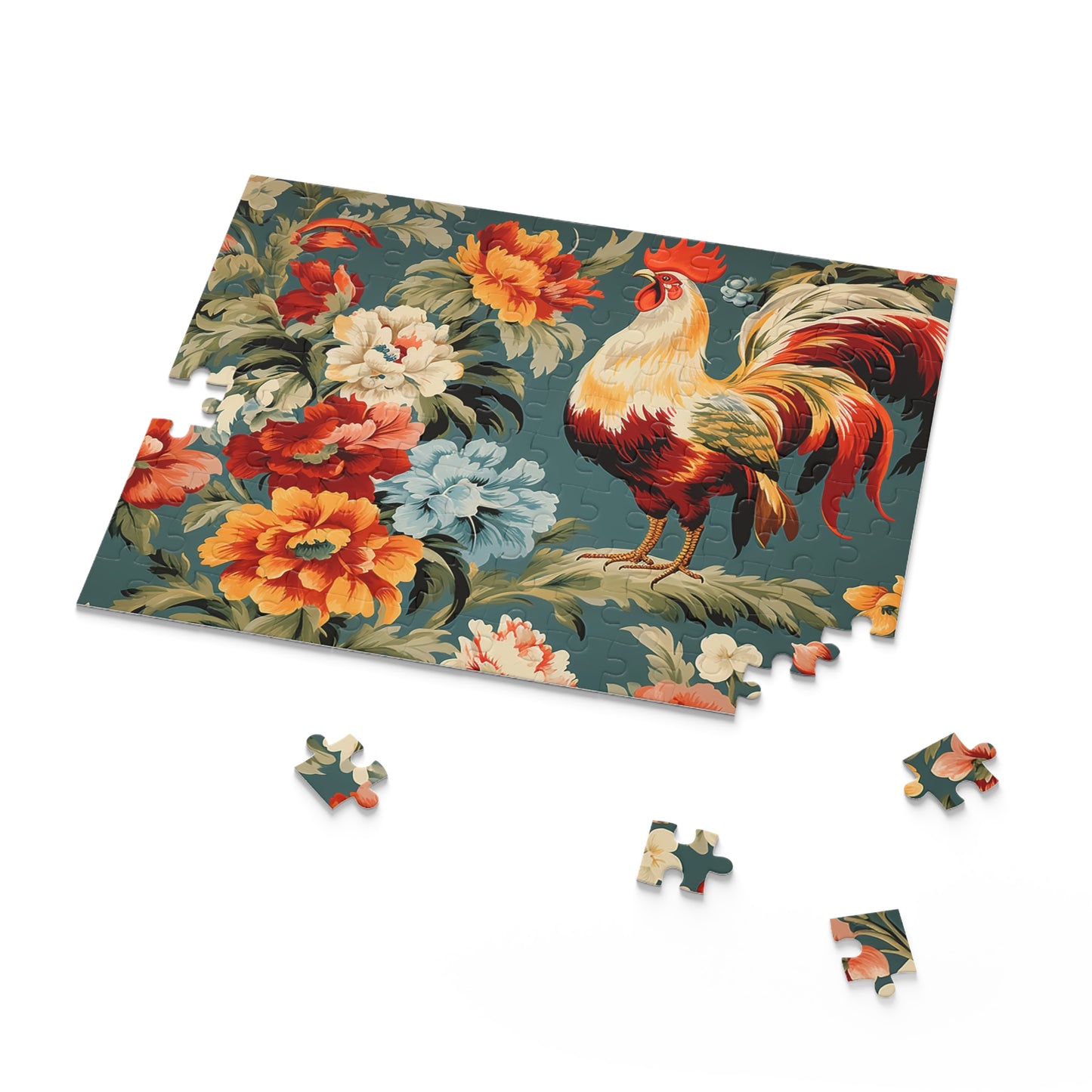 Personalised/Non-Personalised Puzzle, Chickens/Rooster (120, 252, 500-Piece)