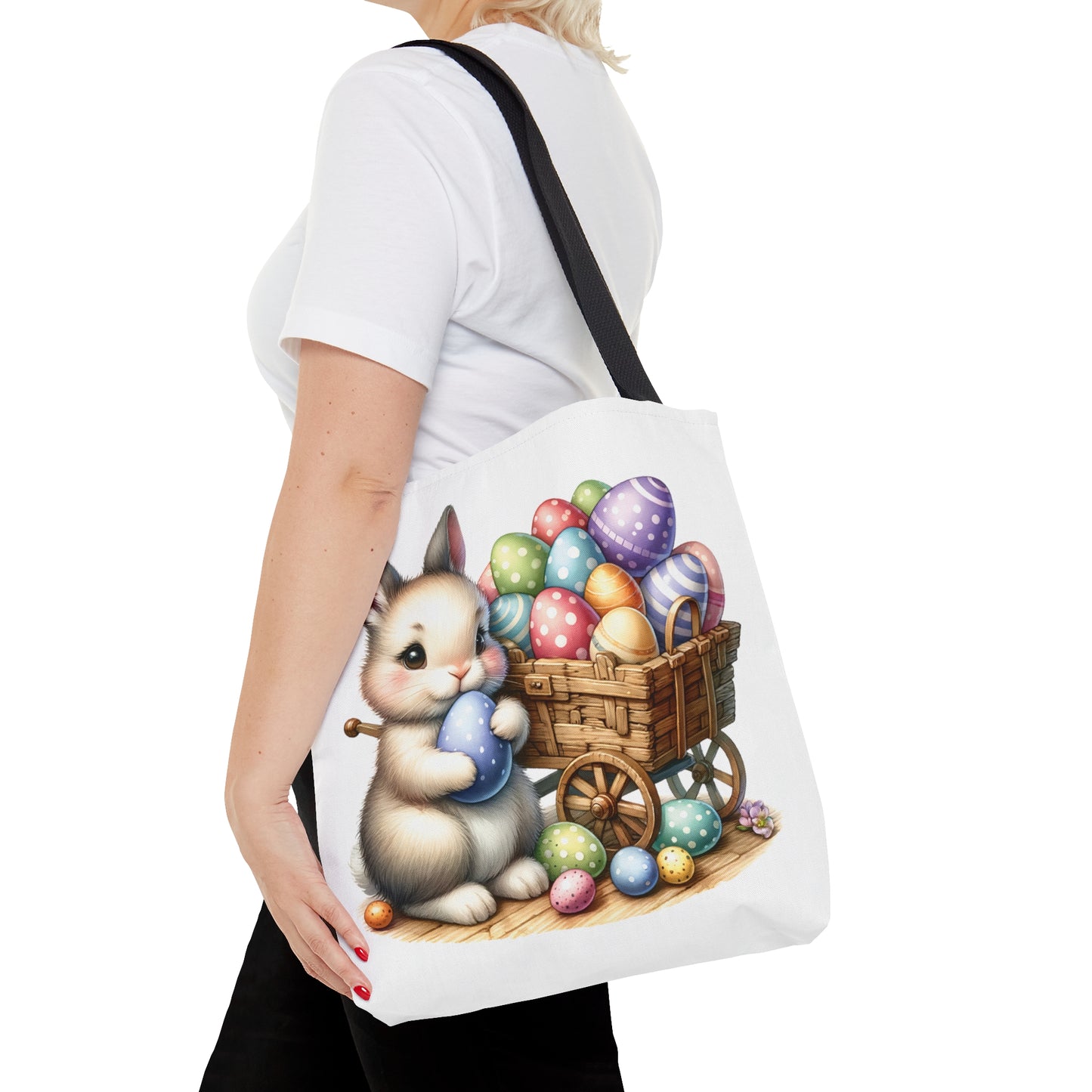 Tote Bag, Easter, Rabbit, Personalised/Non-Personalised Tote bag