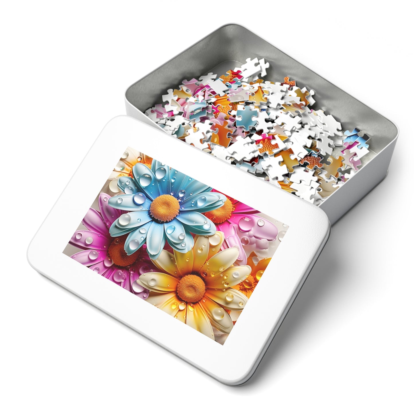 Jigsaw Puzzle, Floral, Personalised/Non-Personalised (30, 110, 252, 500,1000-Piece)