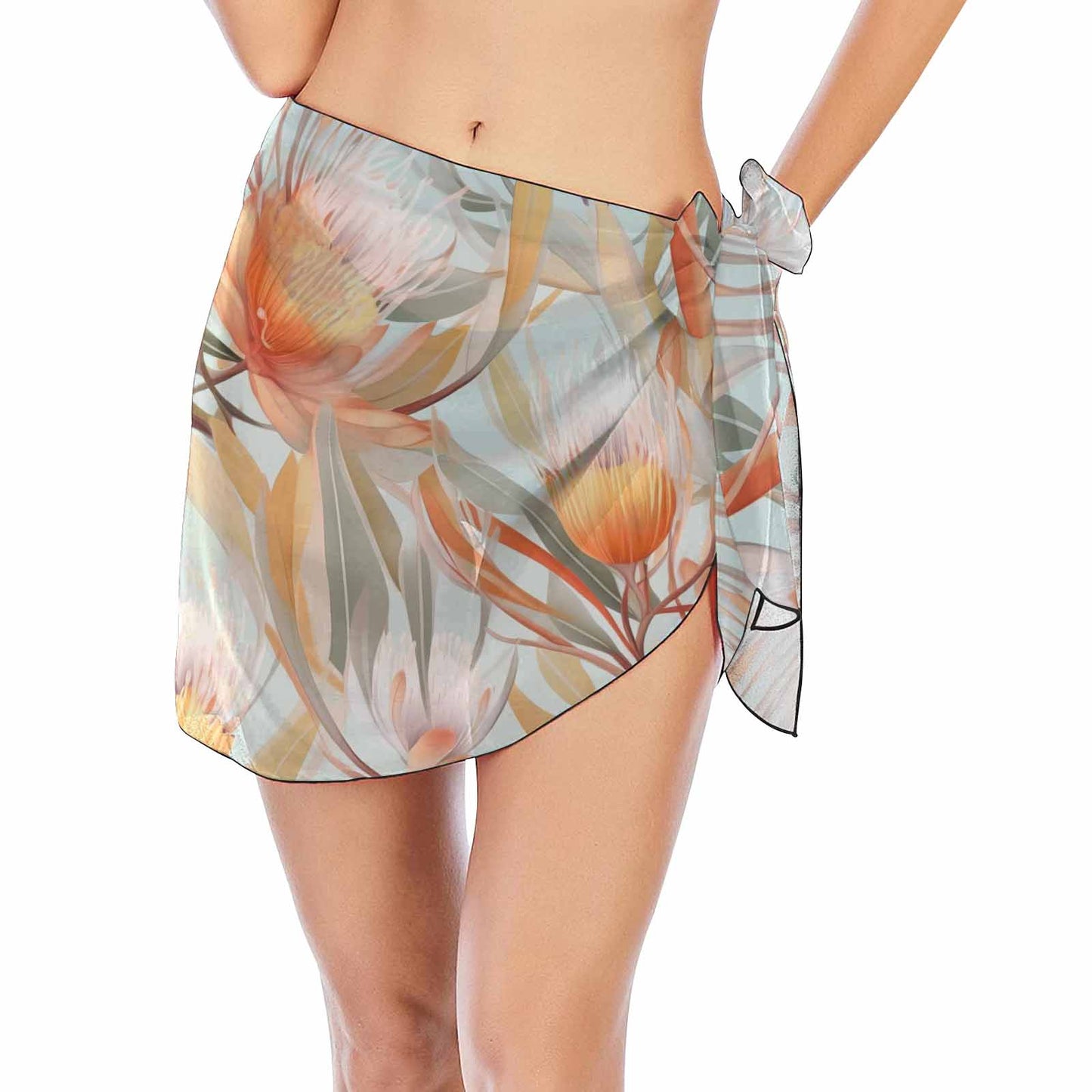 Australian Floral 5  Women's Beach Sarong Wrap