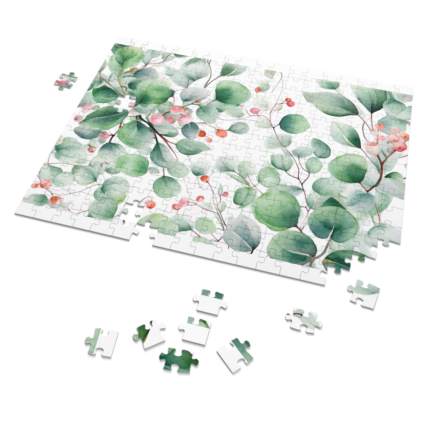 Jigsaw Puzzle, Eucalyptus Leaves, Personalised/Non-Personalised (30, 110, 252, 500,1000-Piece)