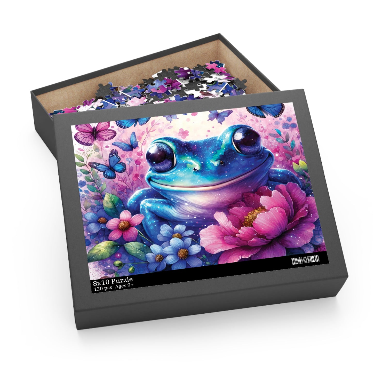 Personalised/Non-Personalised Puzzle, Frog (120, 252, 500-Piece)