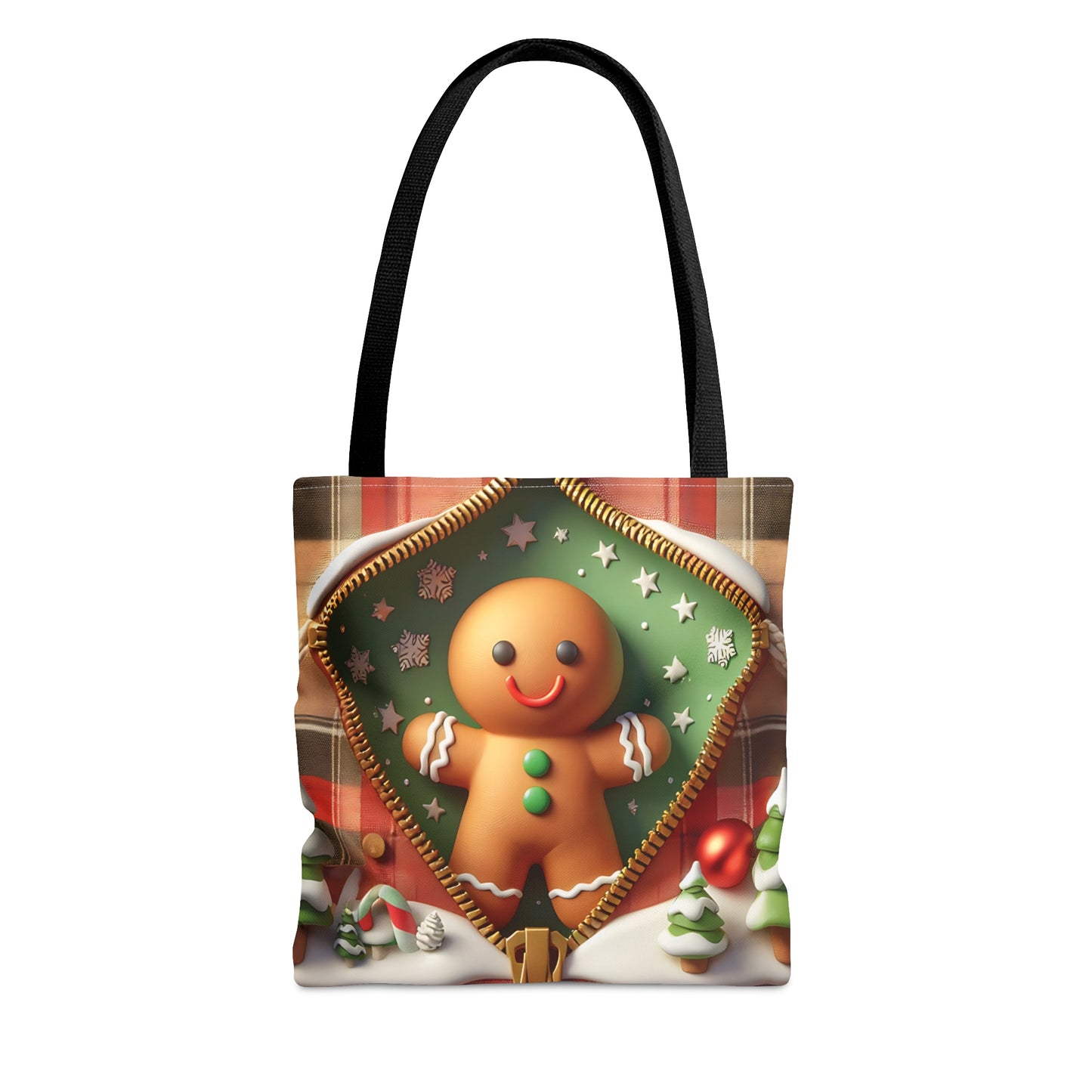 Tote Bag, Christmas, Gingerbread Man