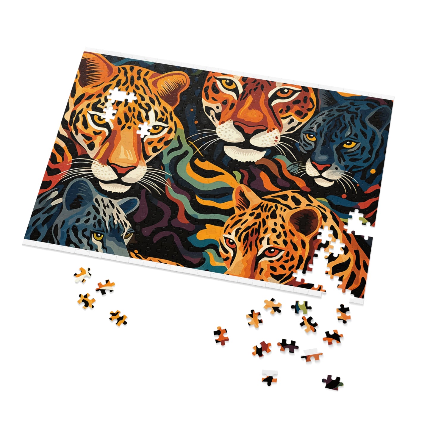 Jigsaw Puzzle, Leopard, Personalised/Non-Personalised (30, 110, 252, 500,1000-Piece)