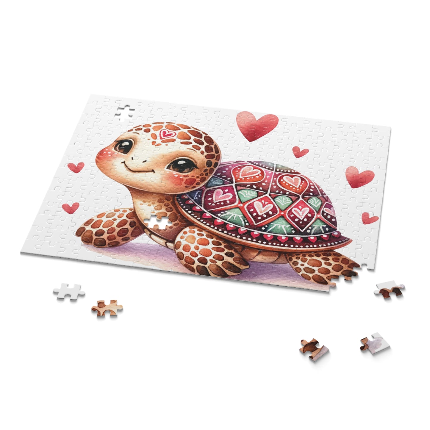 Personalised/Non-Personalised Puzzle, Turtle (120, 252, 500-Piece)