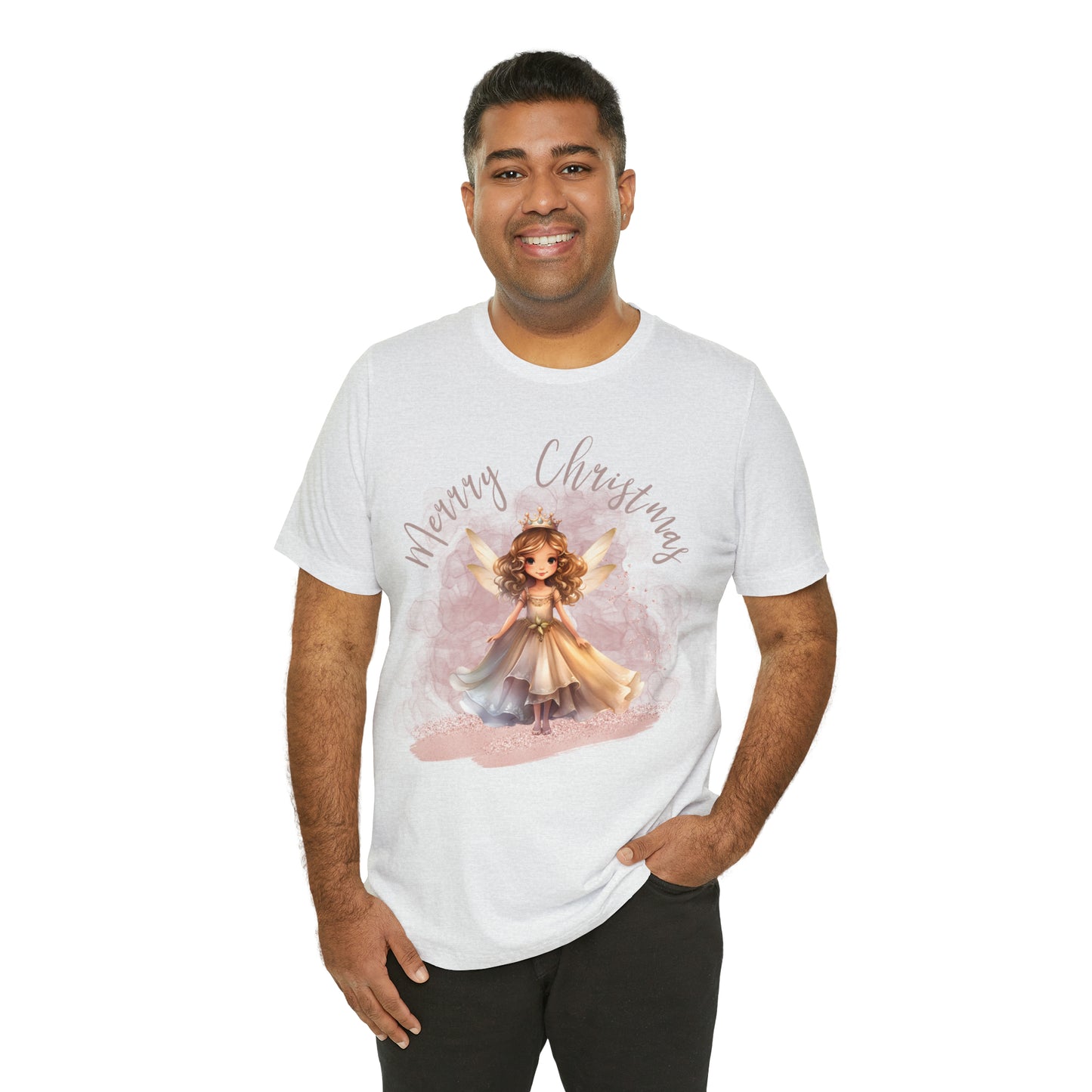 Unisex Jersey Short Sleeve Tee Christmas, Women's Fairy T-shirt -A00004