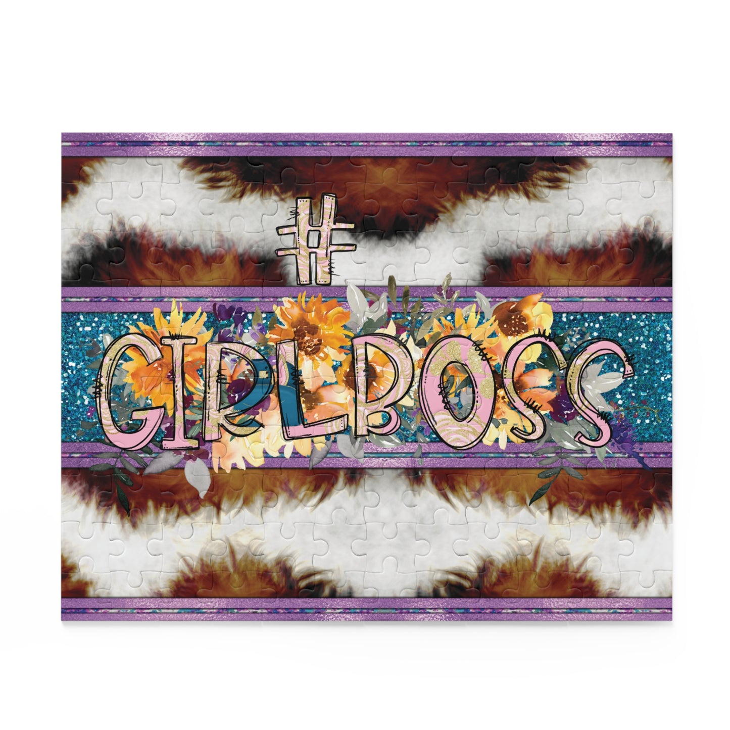 Personalised/Non-Personalised Puzzle, GirlBoss (120, 252, 500-Piece)