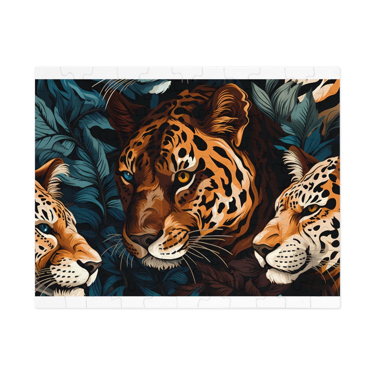 Jigsaw Puzzle, Leopard, Personalised/Non-Personalised (30, 110, 252, 500,1000-Piece)