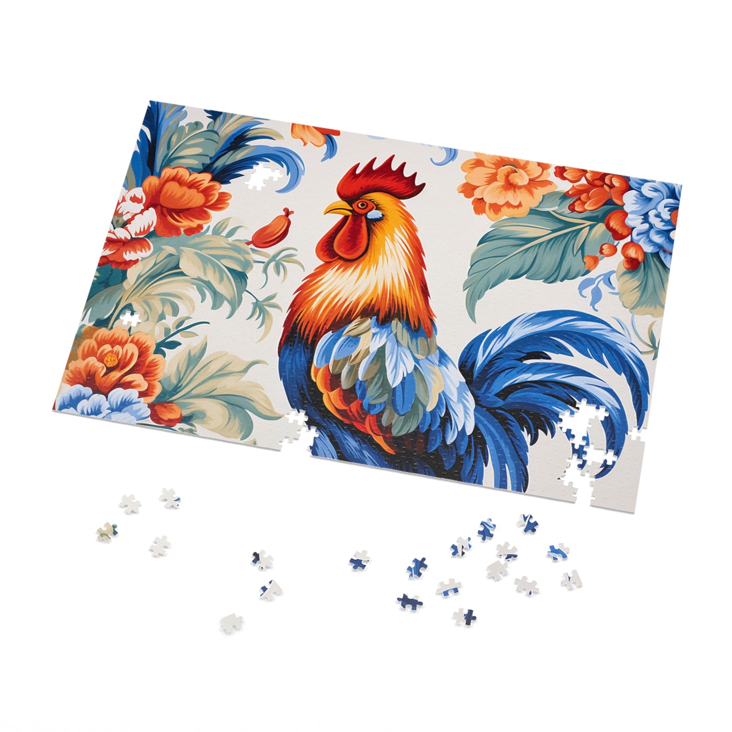 Jigsaw Puzzle, Chicken/Rooster, Personalised/Non-Personalised (30, 110, 252, 500,1000-Piece)