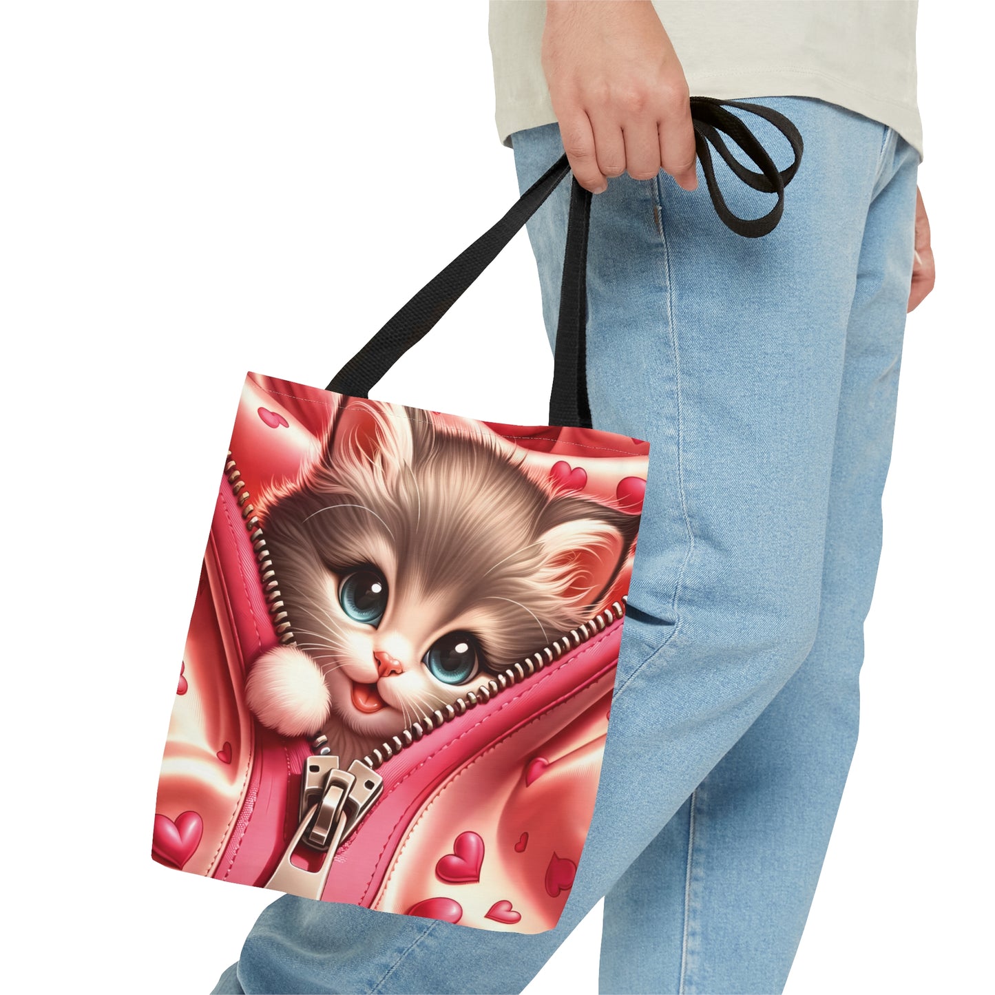 Tote Bag, Cat, Personalised/Non-Personalised Tote bag