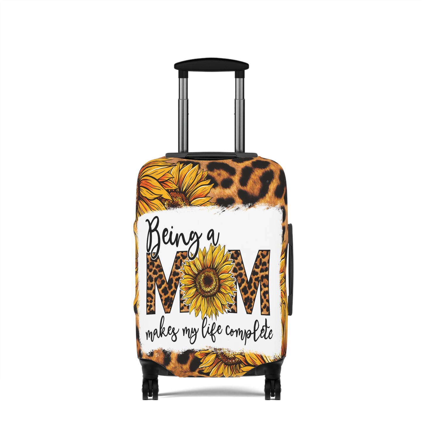 Luggage Cover, Sunflowers, Being a Mom makes my life complete, awd-1745