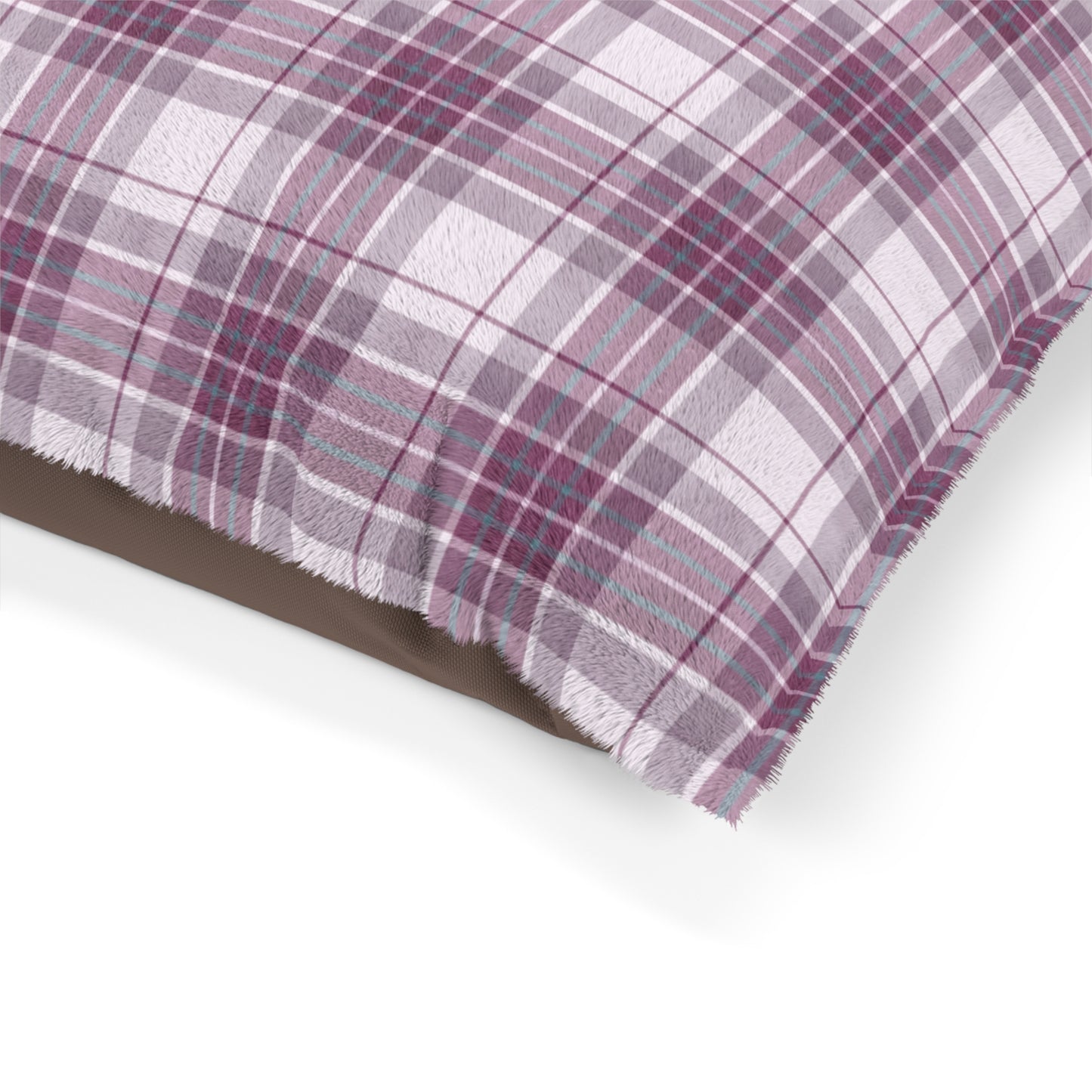 Luxury Pet Bed, feather soft fleece Mulberry Tartan