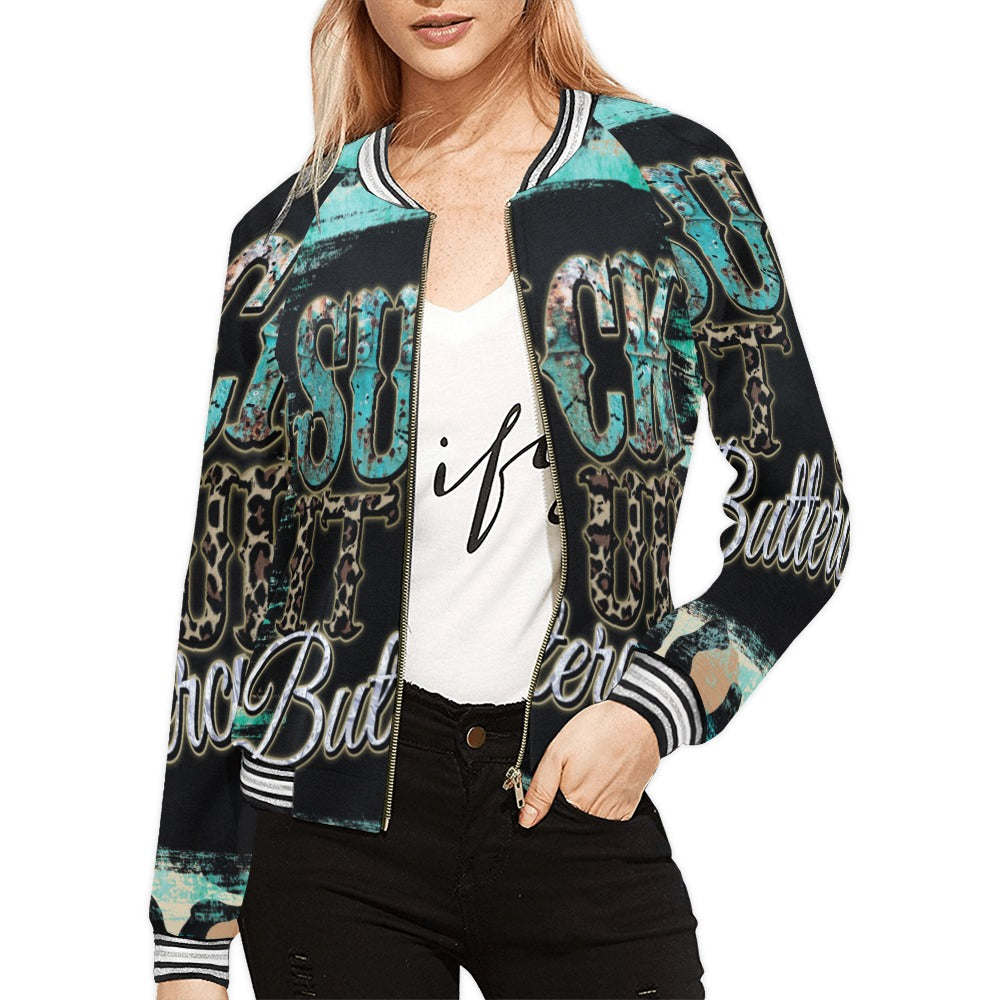 Suck it up Buttercup awd40 Bomber Jacket for Women