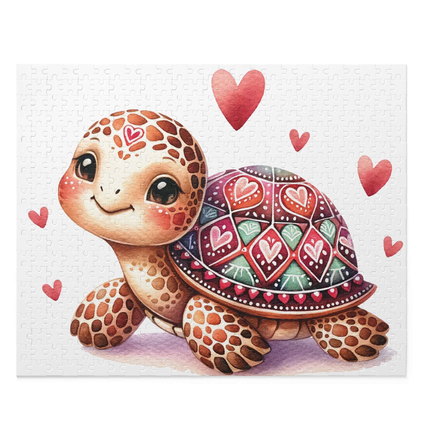 Personalised/Non-Personalised Puzzle, Turtle (120, 252, 500-Piece)