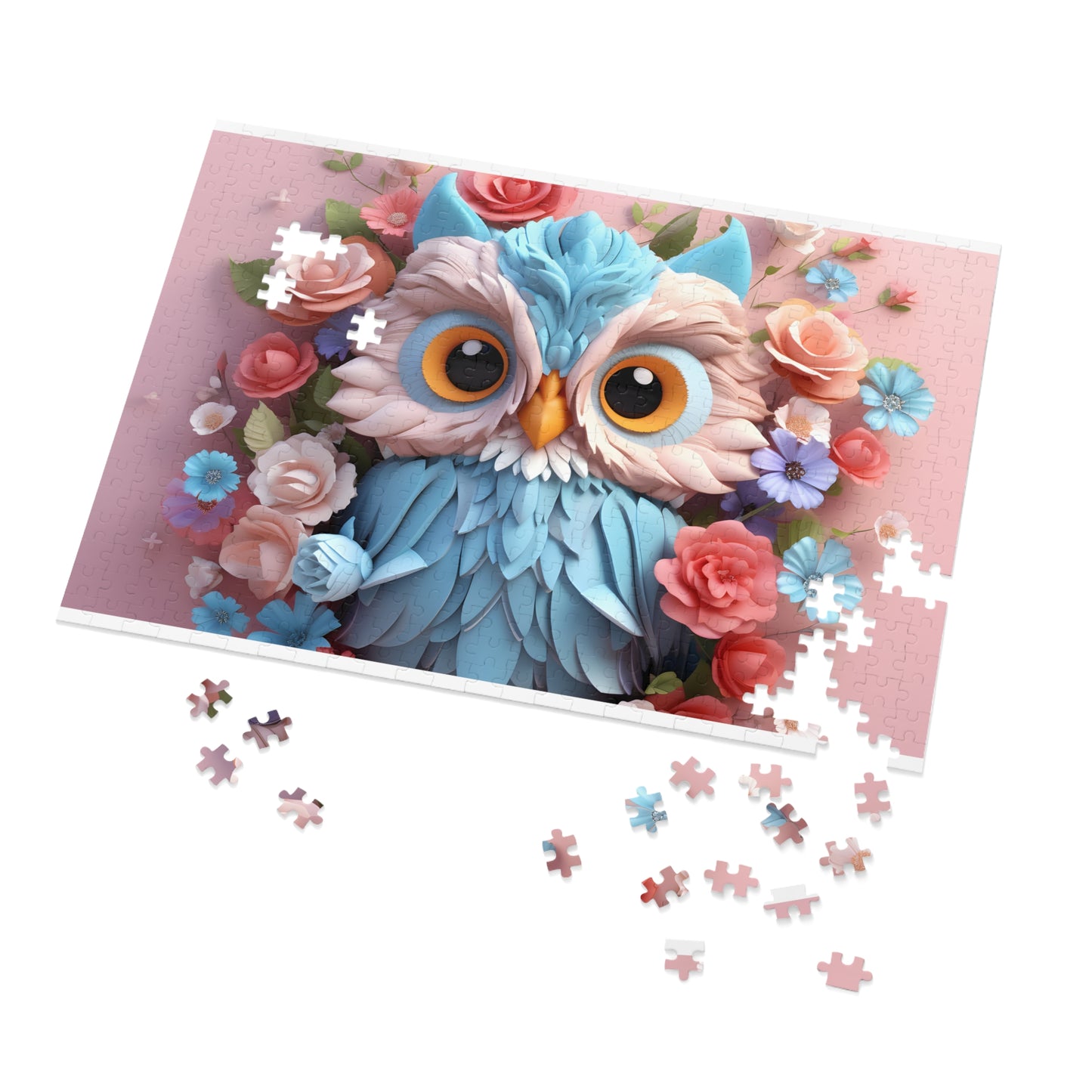 Jigsaw Puzzle, Owl, Personalised/Non-Personalised (30, 110, 252, 500,1000-Piece)