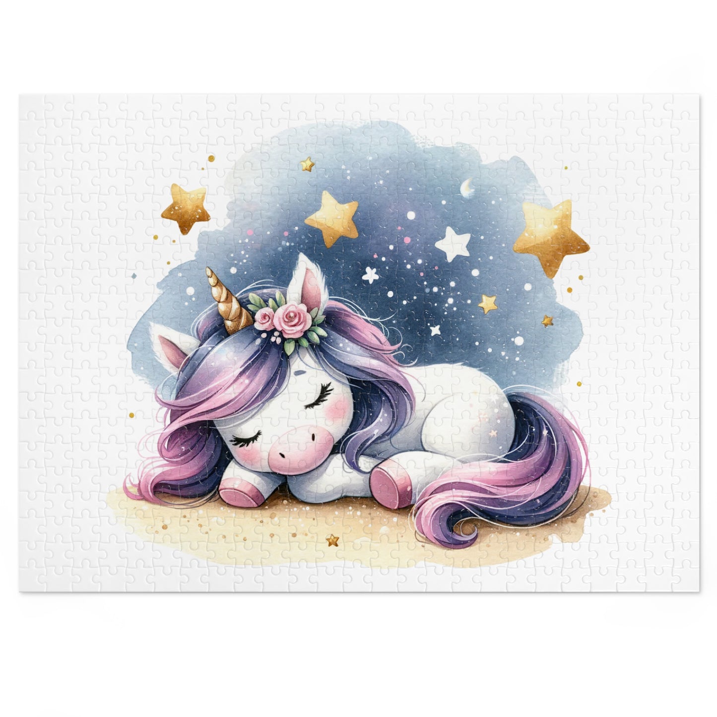 Jigsaw Puzzle, Unicorn, Personalised/Non-Personalised (30, 110, 252, 500,1000-Piece)