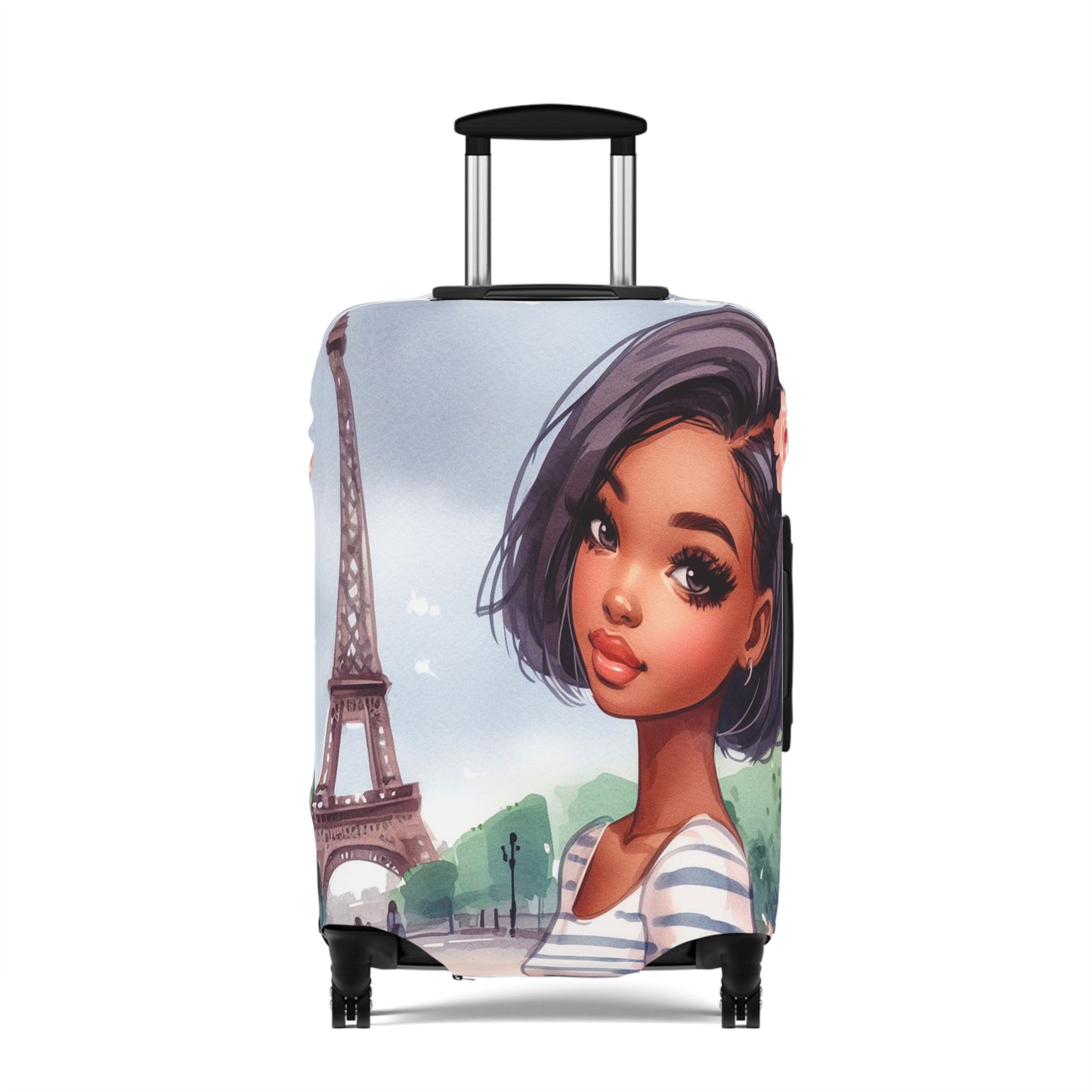 Luggage Cover, Just a Girl Who loves Travelling, awd-2102