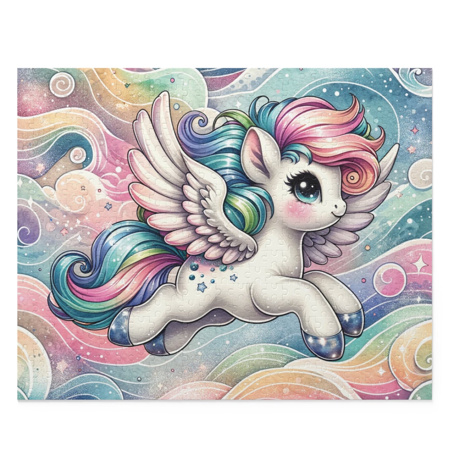 Puzzle, Rainbow Unicorn (120, 252, 500-Piece) awd-645