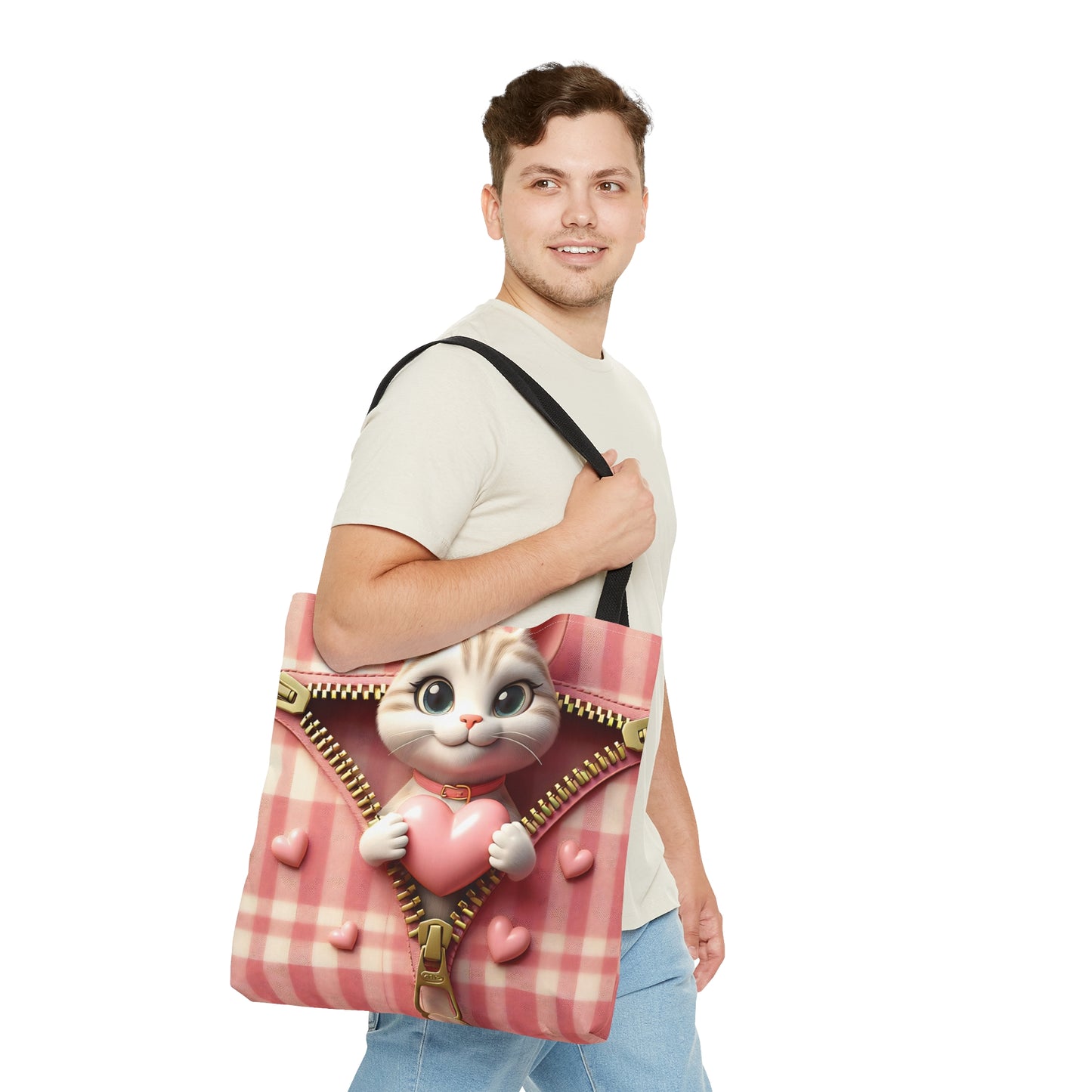 Tote Bag, Cat, Personalised/Non-Personalised Tote bag