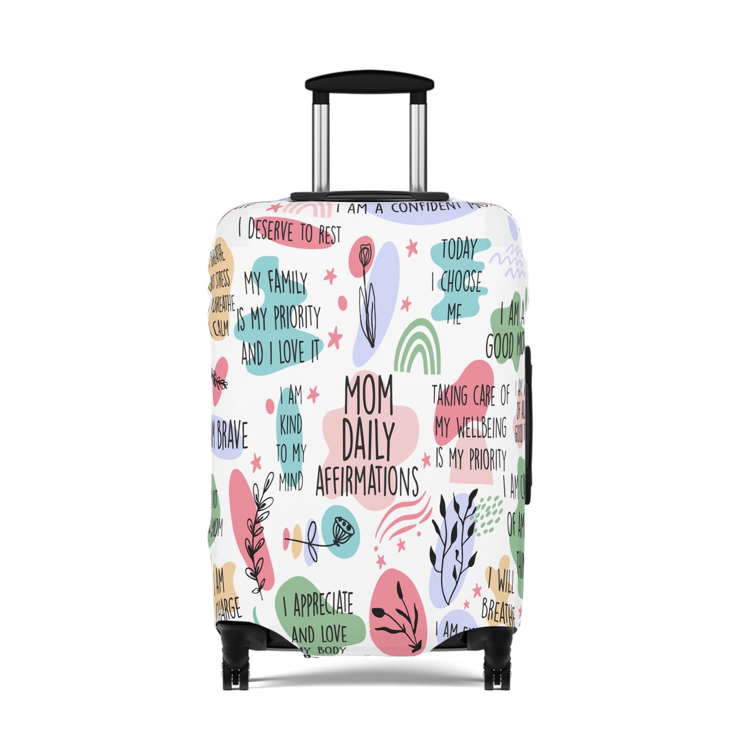 Luggage Cover, Mom Daily Affirmations, awd-1352