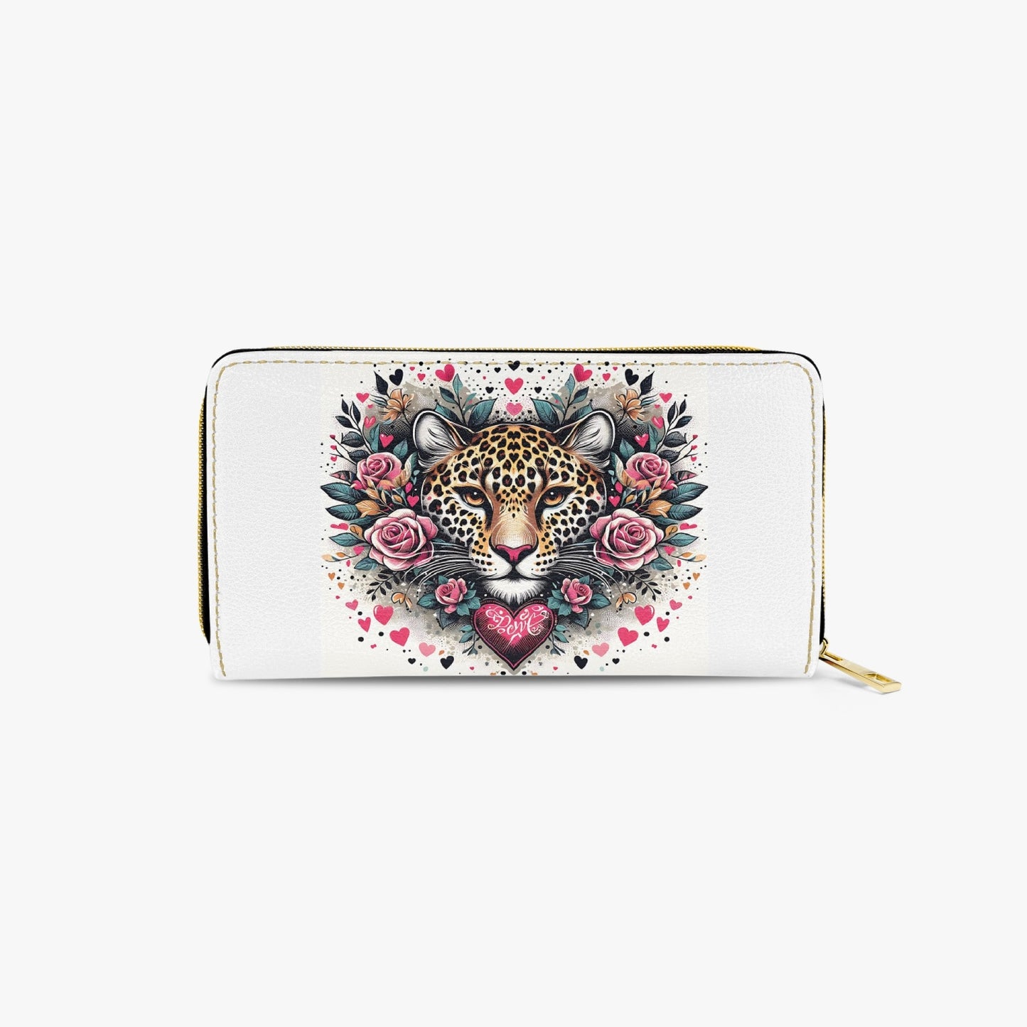 Long Type Zipper Purse - Cheetah