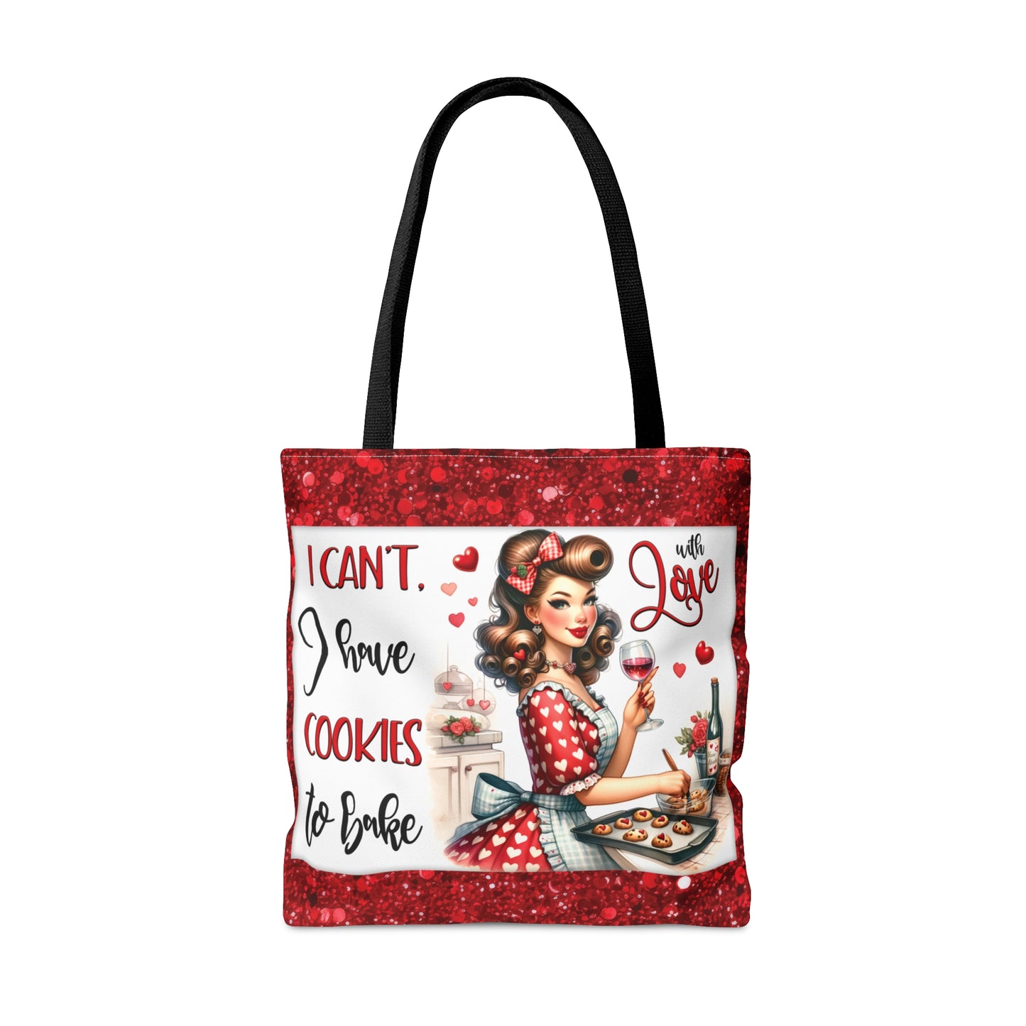 Tote Bag, Retro, I can't I have Cookies to Bake