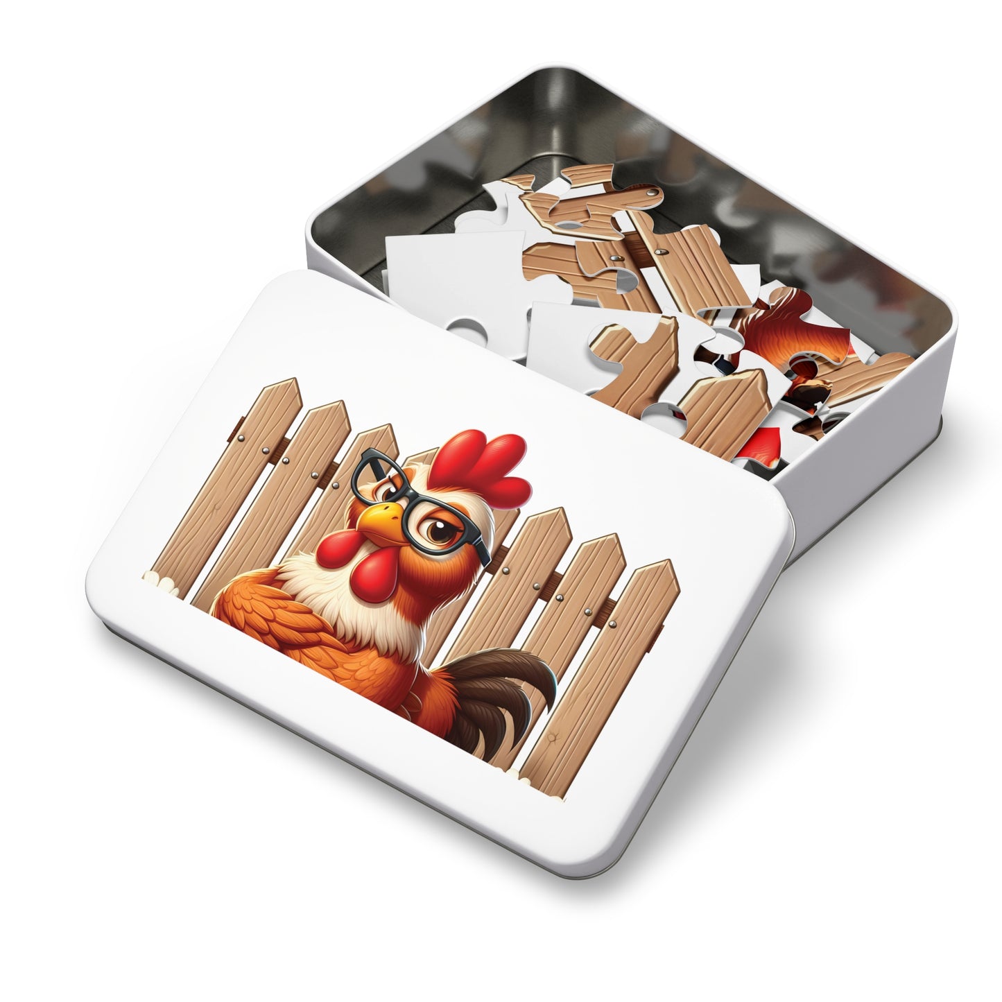 Jigsaw Puzzle, Chicken, Personalised/Non-Personalised (30, 110, 252, 500,1000-Piece)