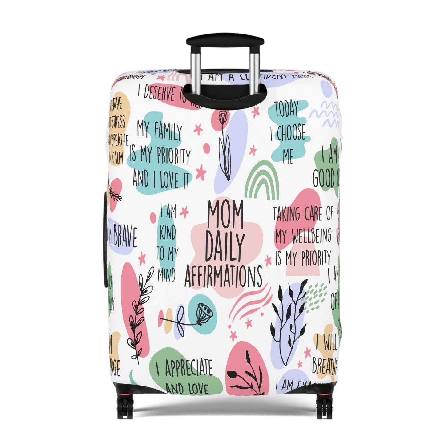 Luggage Cover, Mom Daily Affirmations, awd-1352