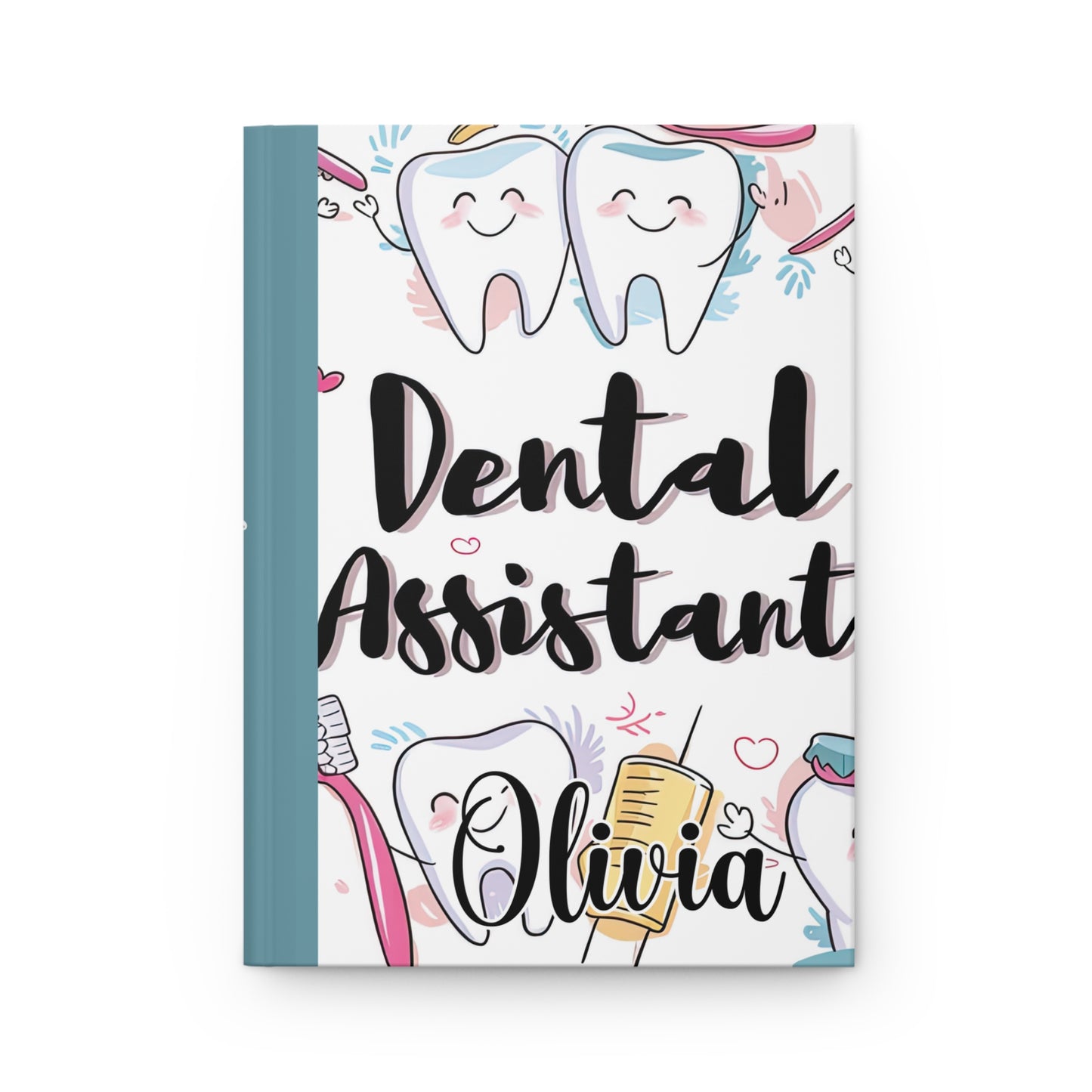 Personalised Hardcover Journal Matte, Dental Assistant, awd-1654