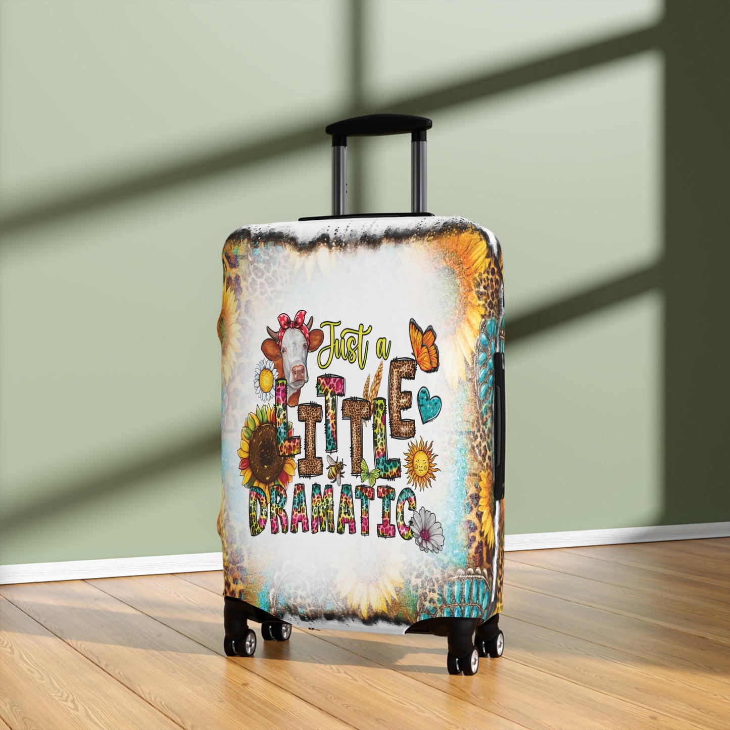 Luggage Cover, Country and Western, Just a Little bit Dramatic, awd-1014