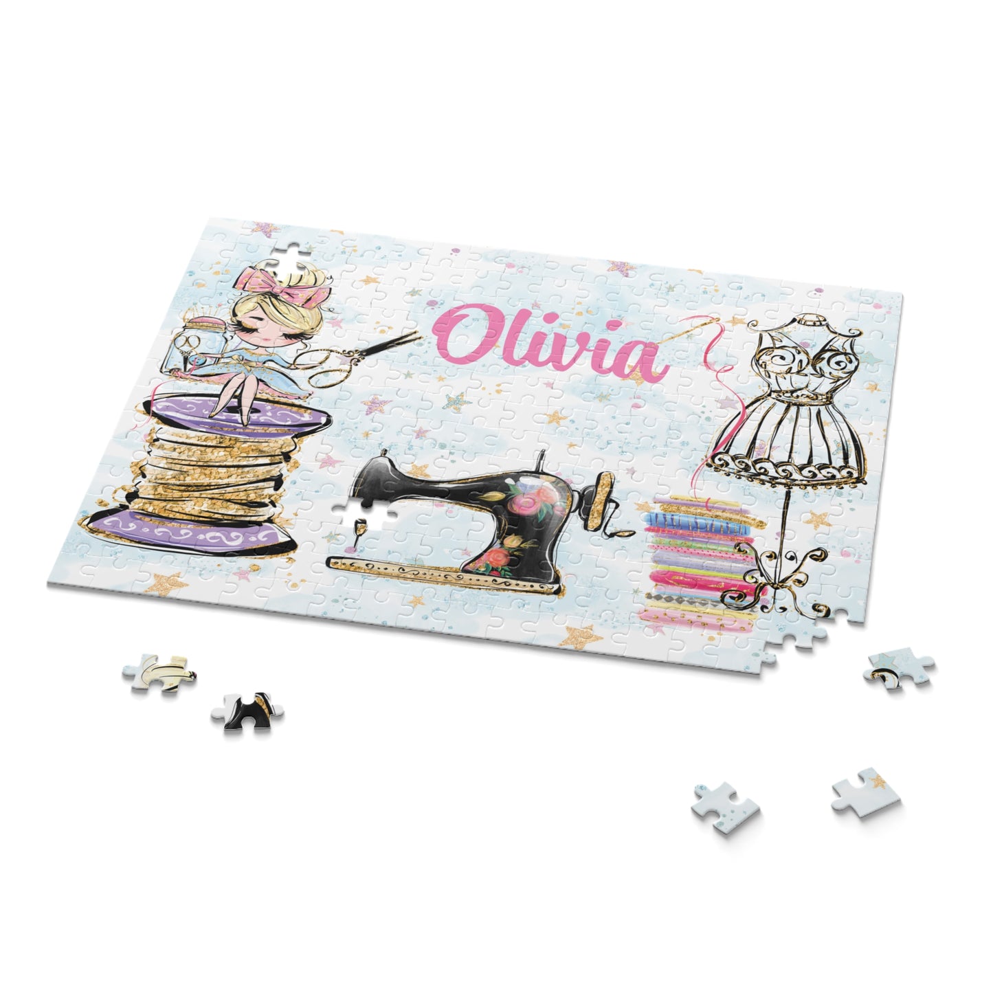 Personalised/Non-Personalised Puzzle, Sewing (120, 252, 500-Piece)