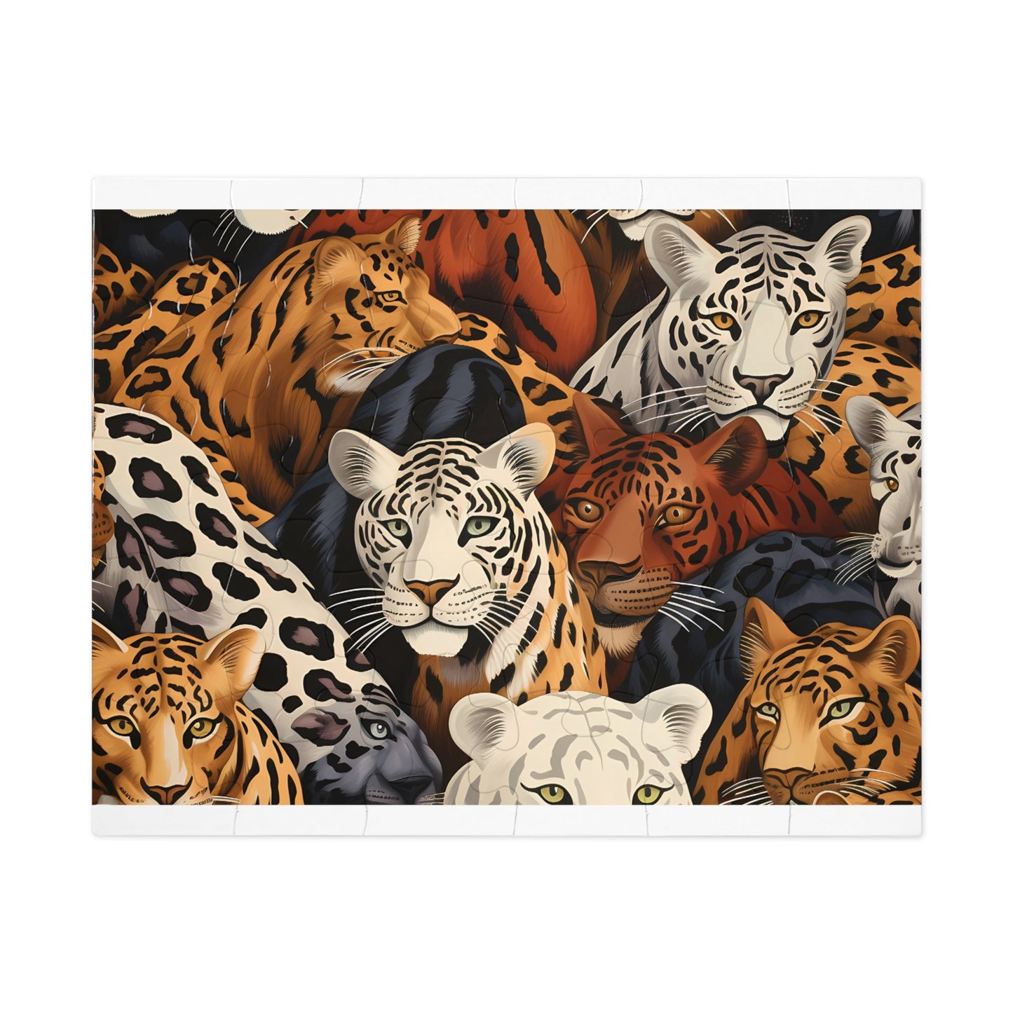 Jigsaw Puzzle, Leopard, Personalised/Non-Personalised (30, 110, 252, 500,1000-Piece)