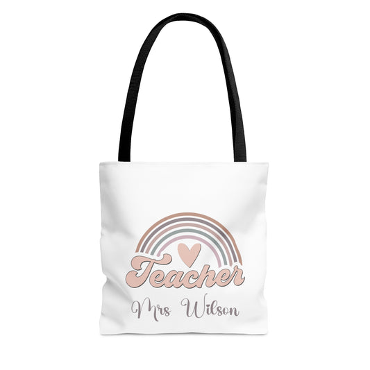 Personalised Tote Bag, Teacher Tote bag