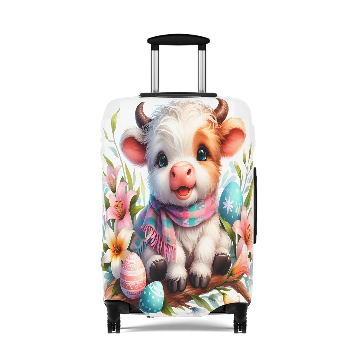 Luggage Cover, Cow, awd-1629