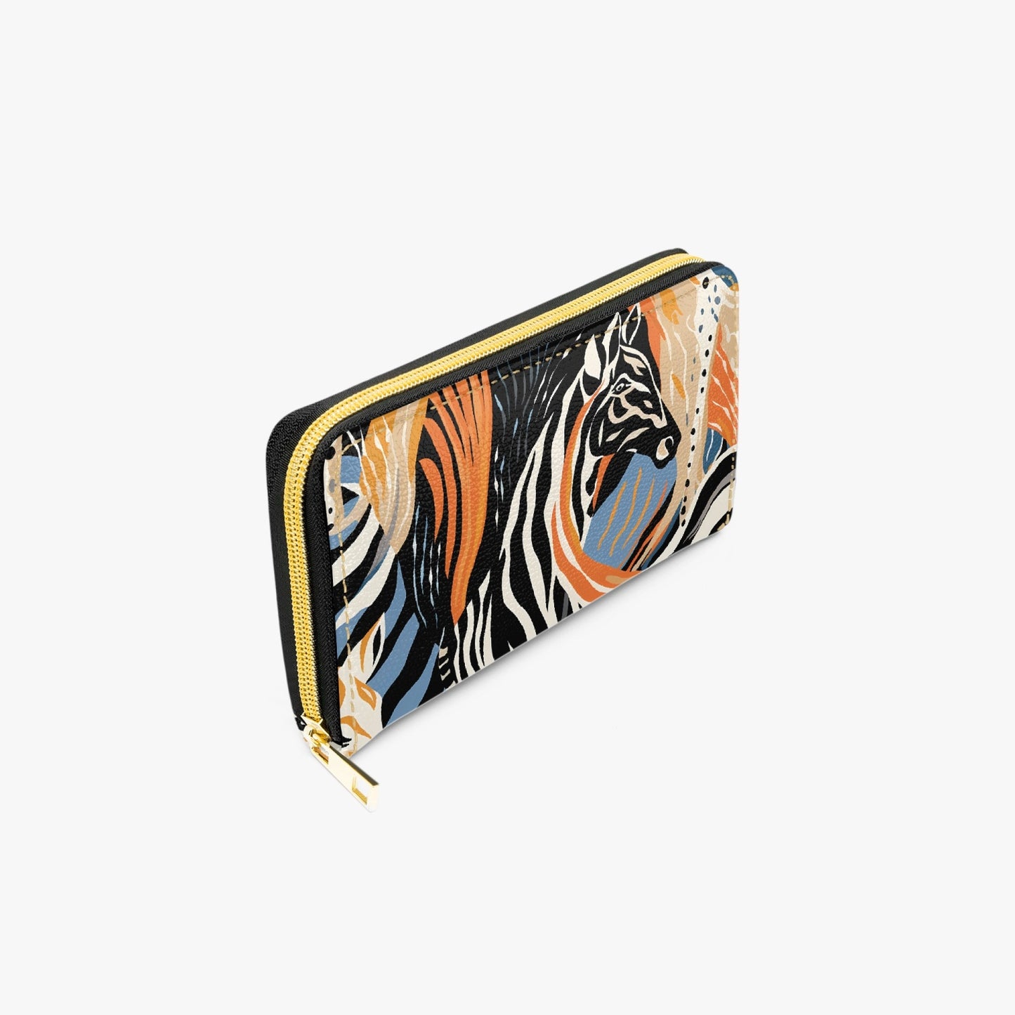 Long Type Zipper Purse - Zebra