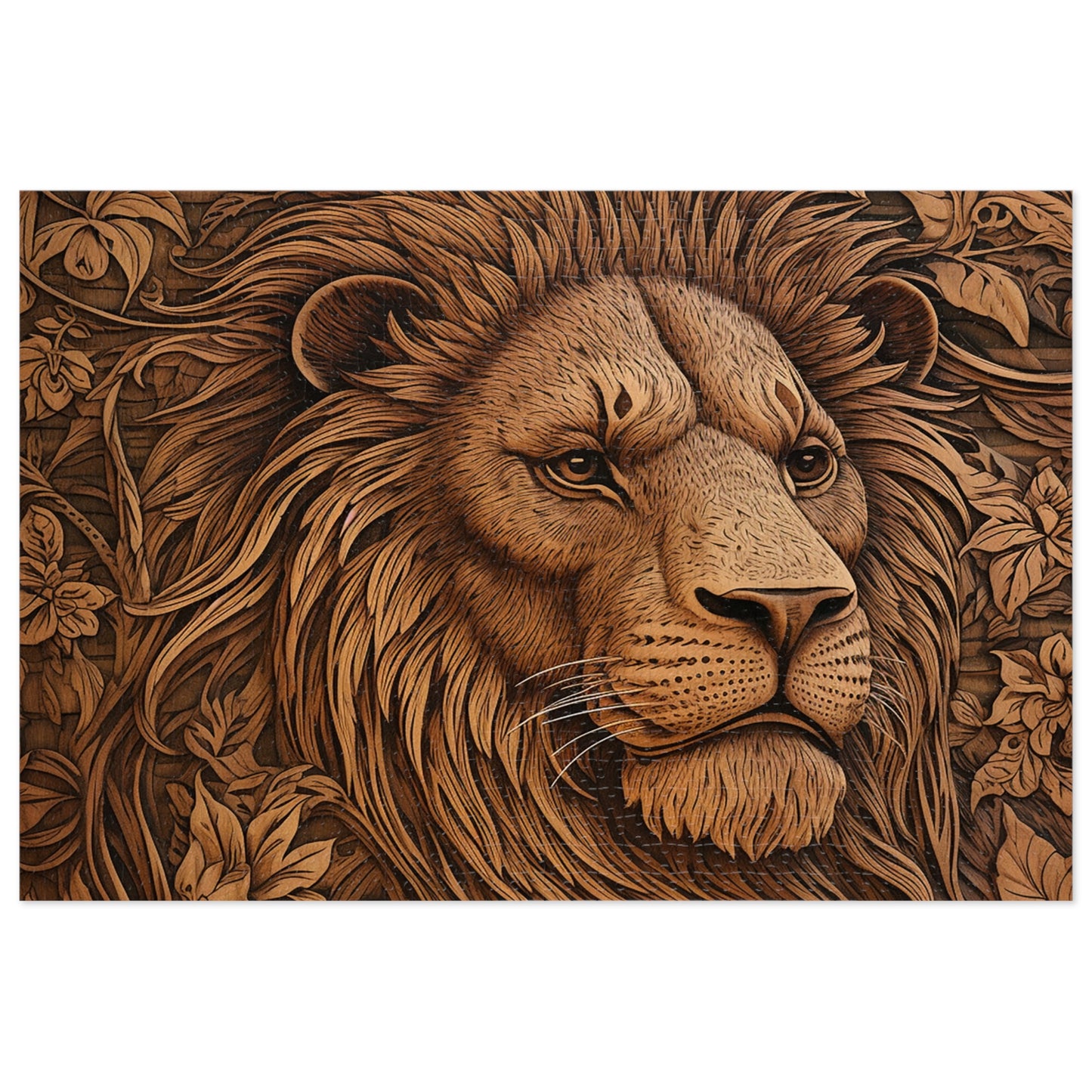 Jigsaw Puzzle, Lion, Personalised/Non-Personalised (30, 110, 252, 500,1000-Piece)