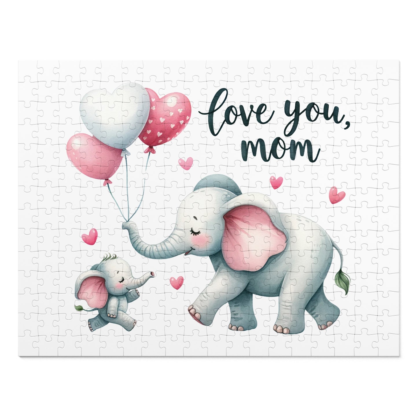 Jigsaw Puzzle, Elephant, Personalised/Non-Personalised (30, 110, 252, 500,1000-Piece)