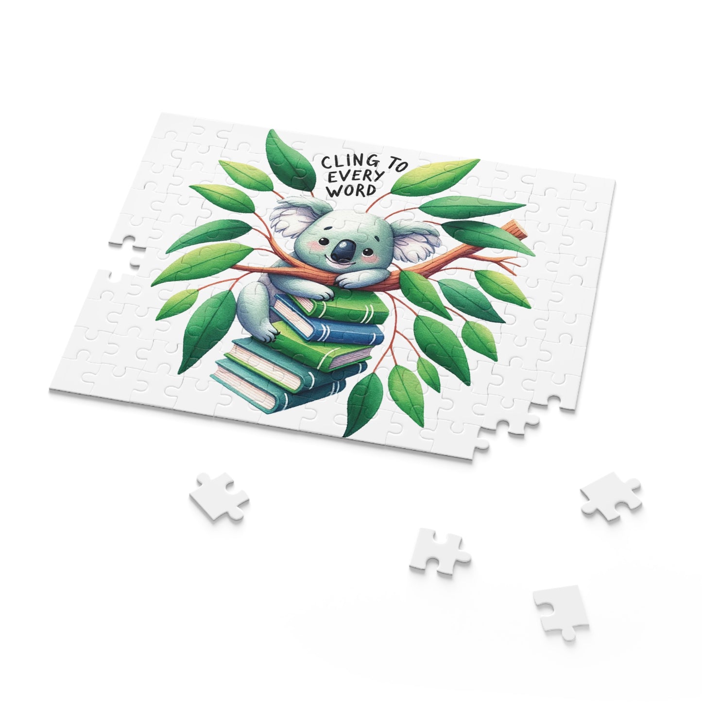 Personalised/Non-Personalised Puzzle, Koala, Cling to every Word (120, 252, 500-Piece)