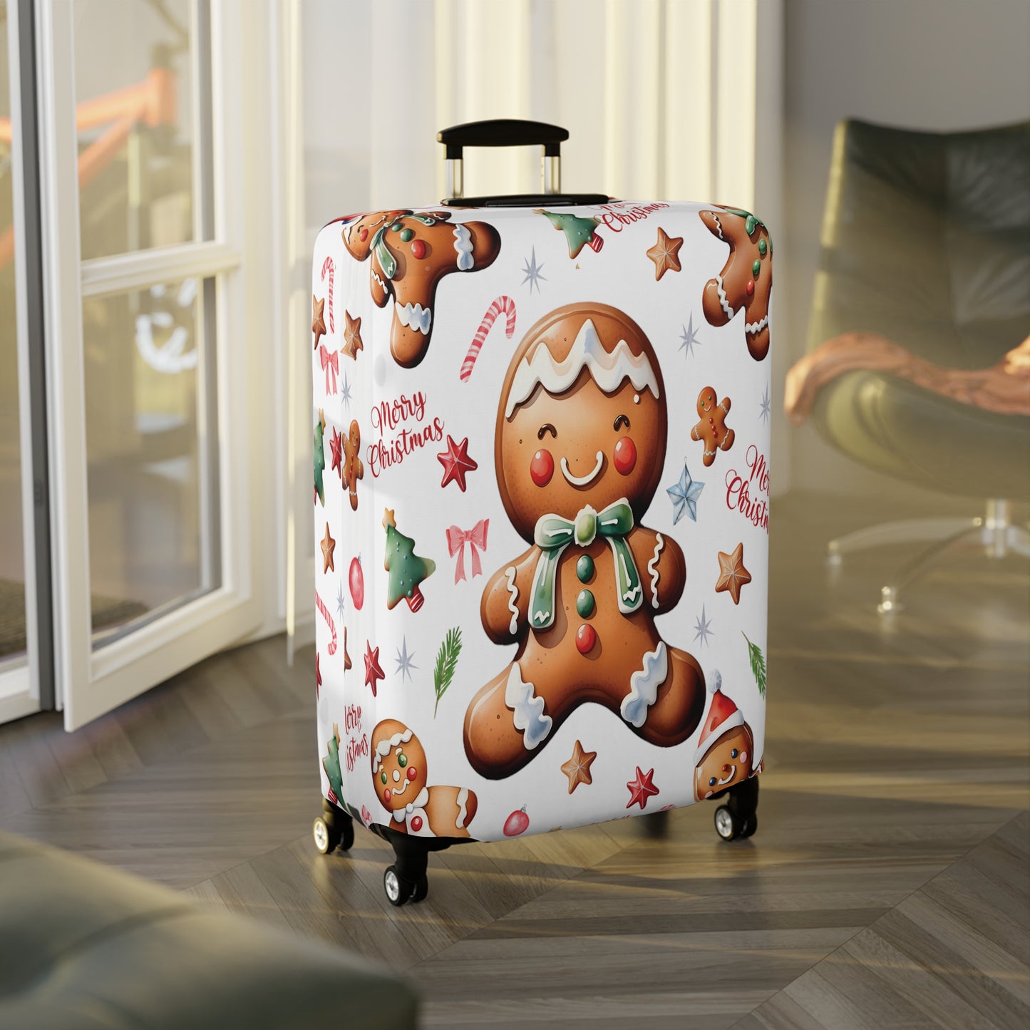 Luggage Cover, Gingerbread man, awd-316